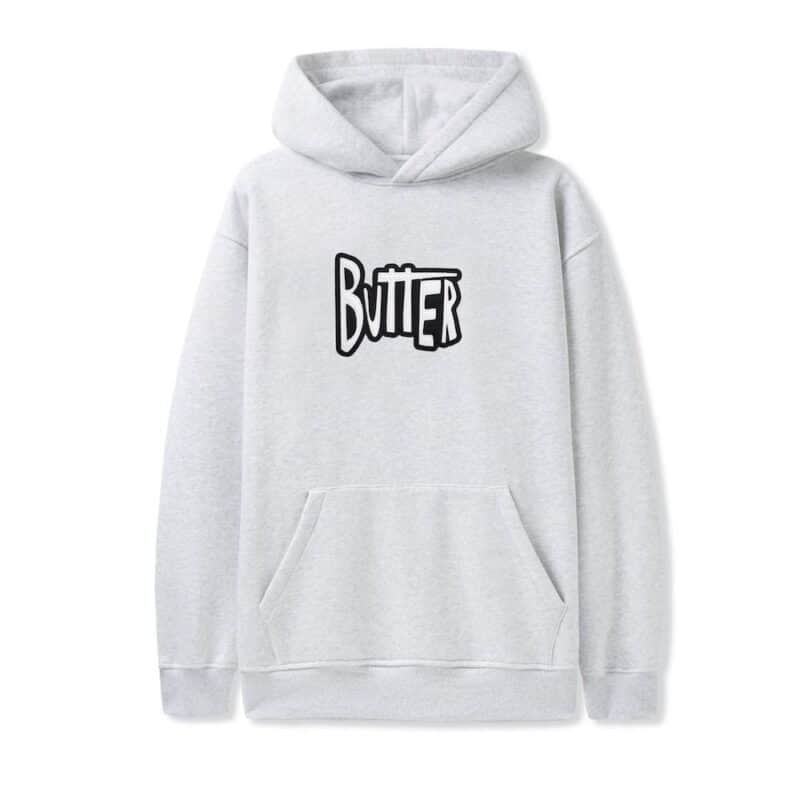 Butter Goods Sketch Applique Hoodie - Ash