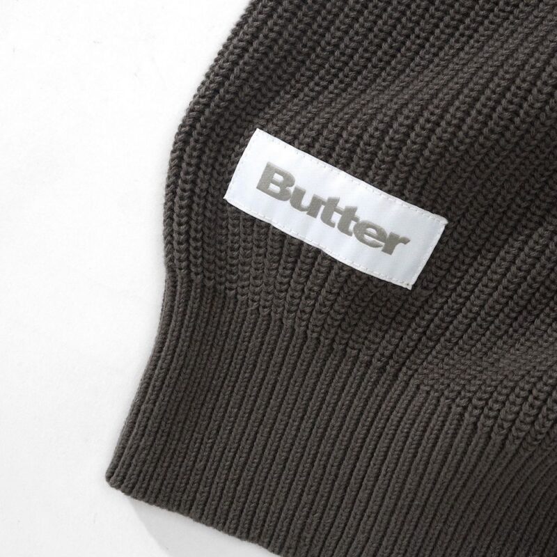 Butter Goods Sunflower Knit Sweater - Charcoal – Bild 3