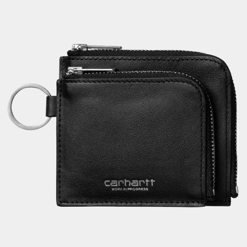 Carhartt WIP Double Vegas Zip Geldbeutel - Black / Silver