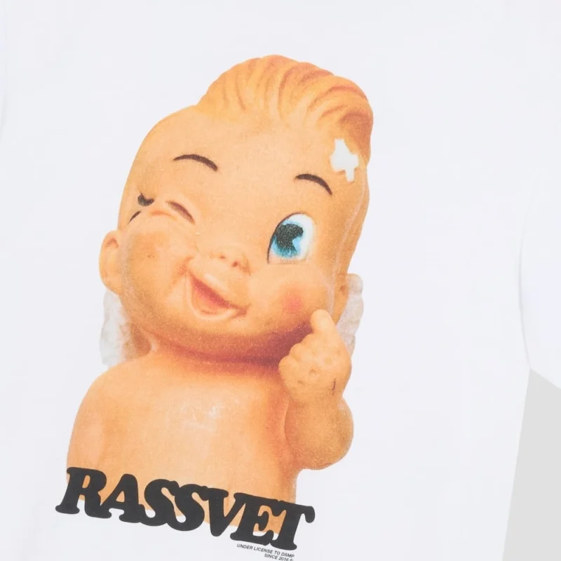 Rassvet Merci Ringer T-Shirt - White – Bild 3