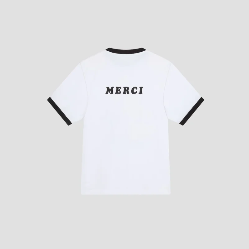 Rassvet Merci Ringer T-Shirt - White - Image 2