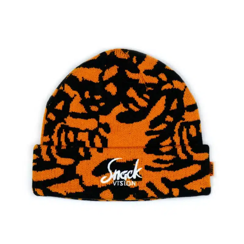 Snack Visionz Beanie - Black/Orange