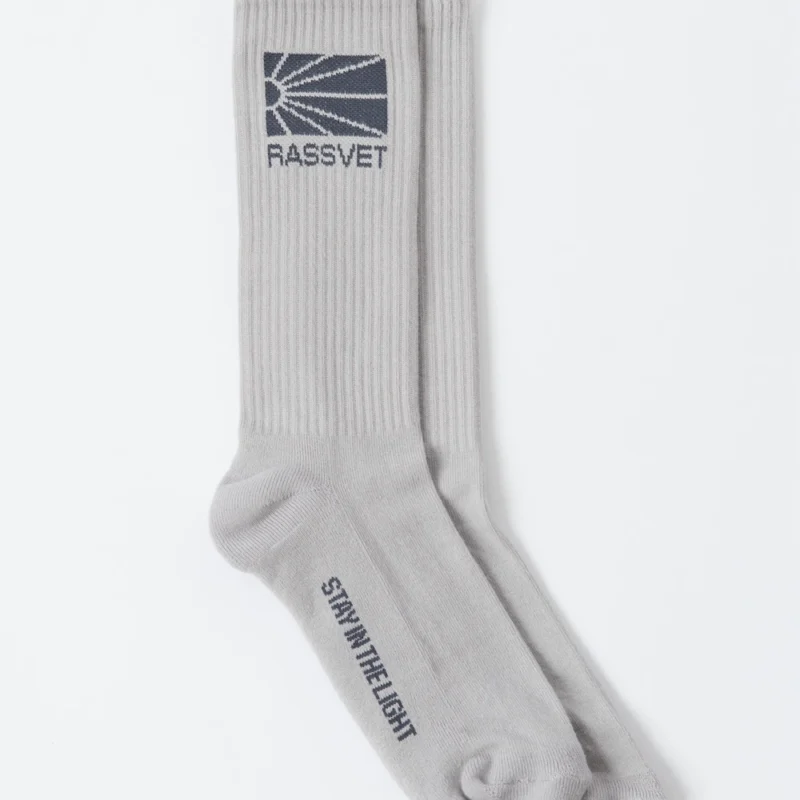 Rassvet Logo Socks - Grey - Image 2