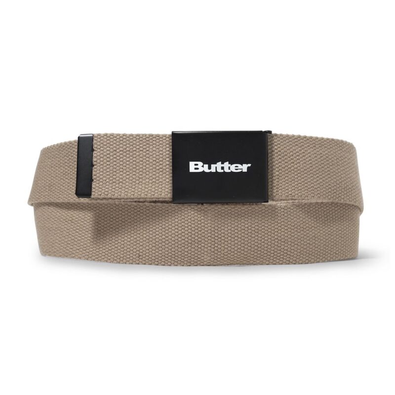 Butter Goods Logo Woven Belt - Tan