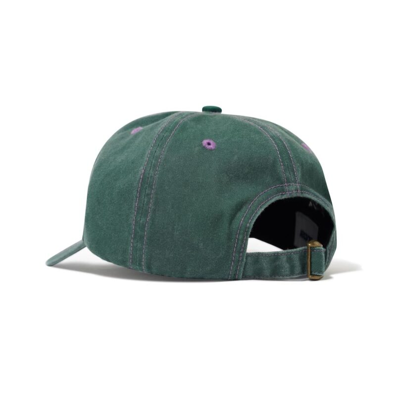 Butter Goods Rounded Logo 6 Panel Cap - Forest - Image 2