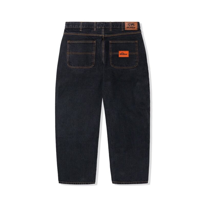 Butter Goods Santosuosso Denim Hose (BAGGIEST)- Washed Black