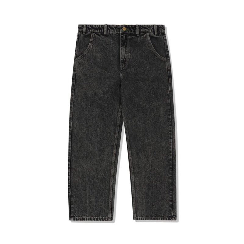 Butter Goods Alpine Denim Pants (RELAXED) - Distressed Black - Image 2