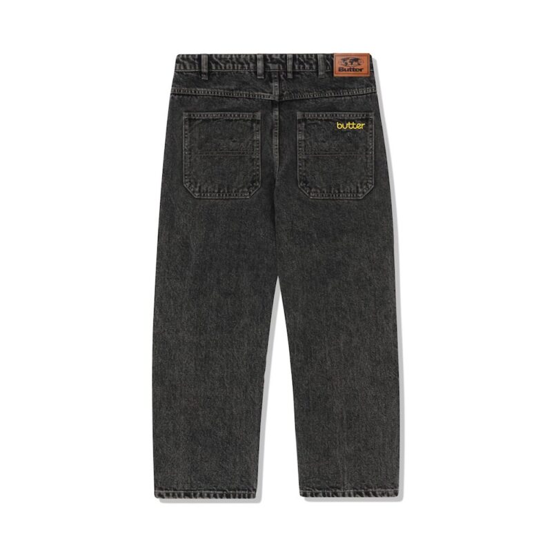 Butter Goods Alpine Denim Pants (RELAXED) - Distressed Black