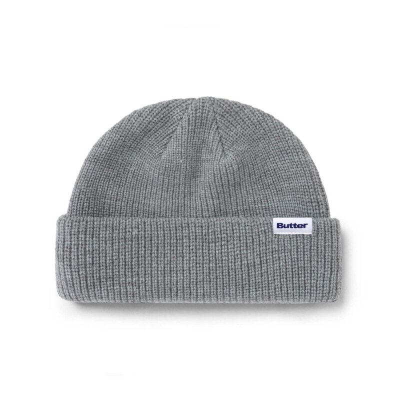 Butter Goods Wharfie Beanie - Grey Marle