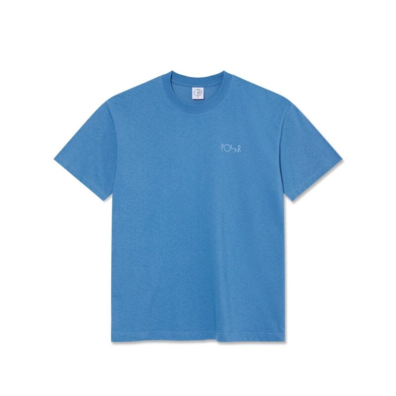 Polar Skate Co. Stoke Logo Contrast T-Shirt - French Blue – Bild 2