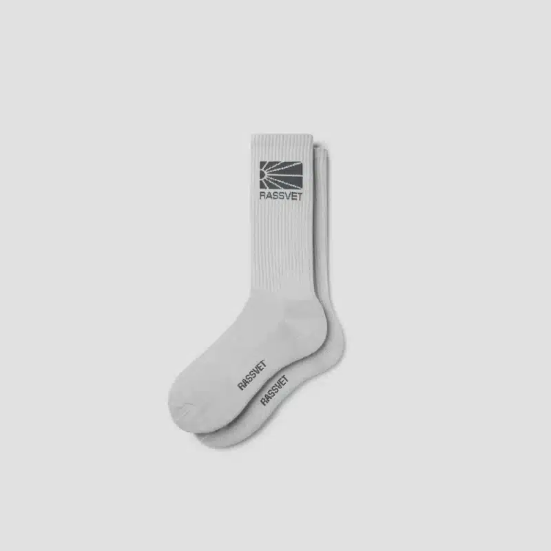 Rassvet Logo Socken - Grey