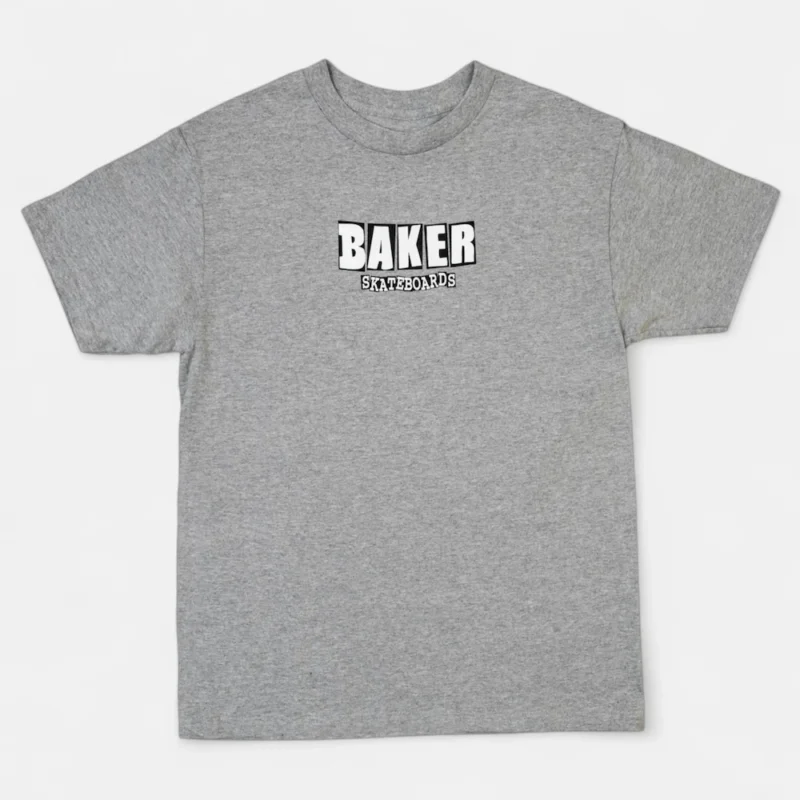 Baker Brand Logo T-Shirt - Heather Grey