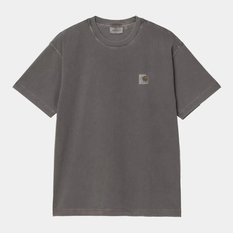 Carhartt WIP S/S Nelson T-Shirt - Graphite Garment Dyed