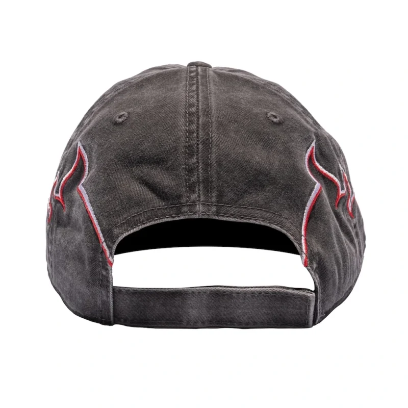 Deathwish Team Edition 6 Panel Cap - Washed Black - Image 4