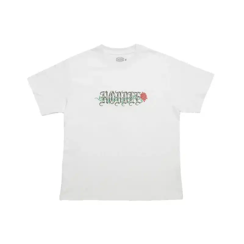 Hoddle Rose T-Shirt - White