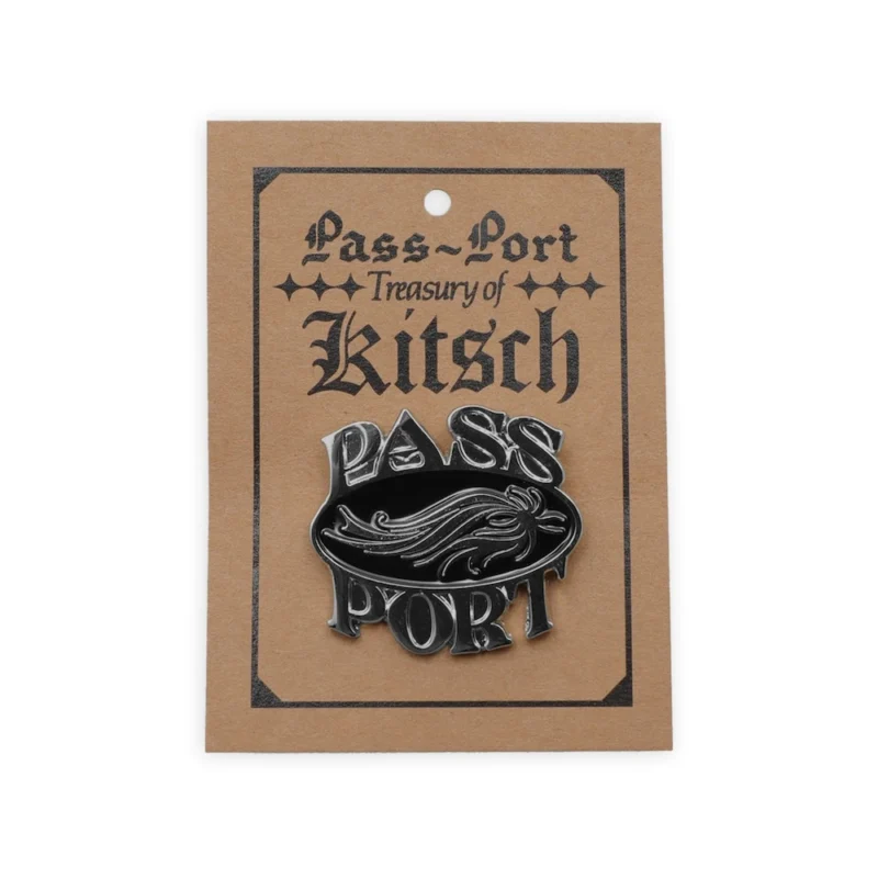 Pass Port Sunspot Pin - Silver / Black