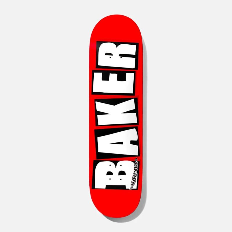 Baker Brand Logo White Deck - 8.0