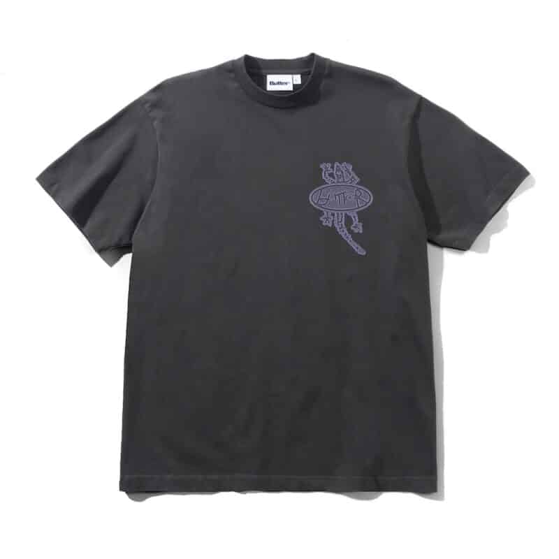 Butter Goods Wipeout T-Shirt - Washed Black – Bild 2
