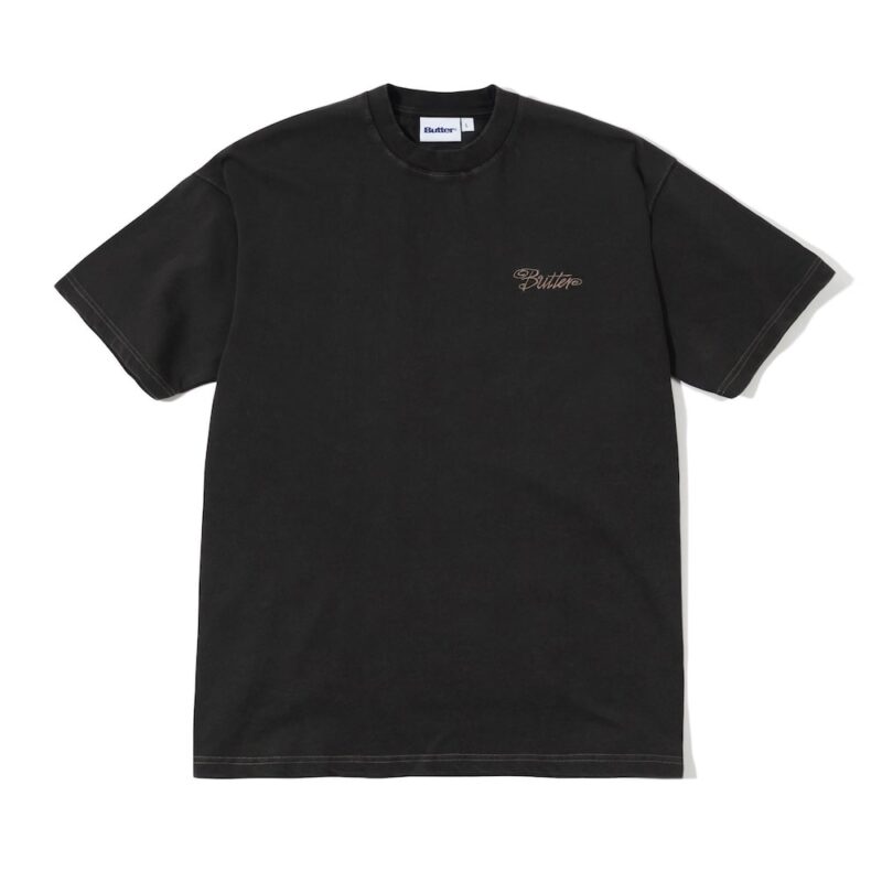 Butter Goods Jive Contrast T-Shirt - Washed Black
