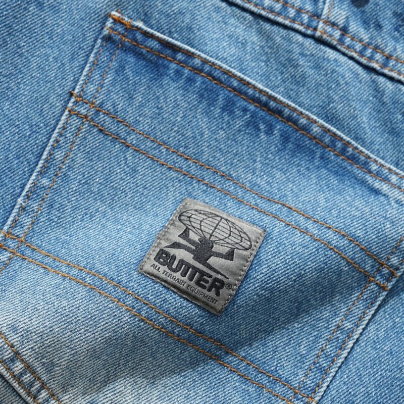 Butter Goods Wide Cut Denim Jeans Hose (Baggy) - Worn Indigo – Bild 3