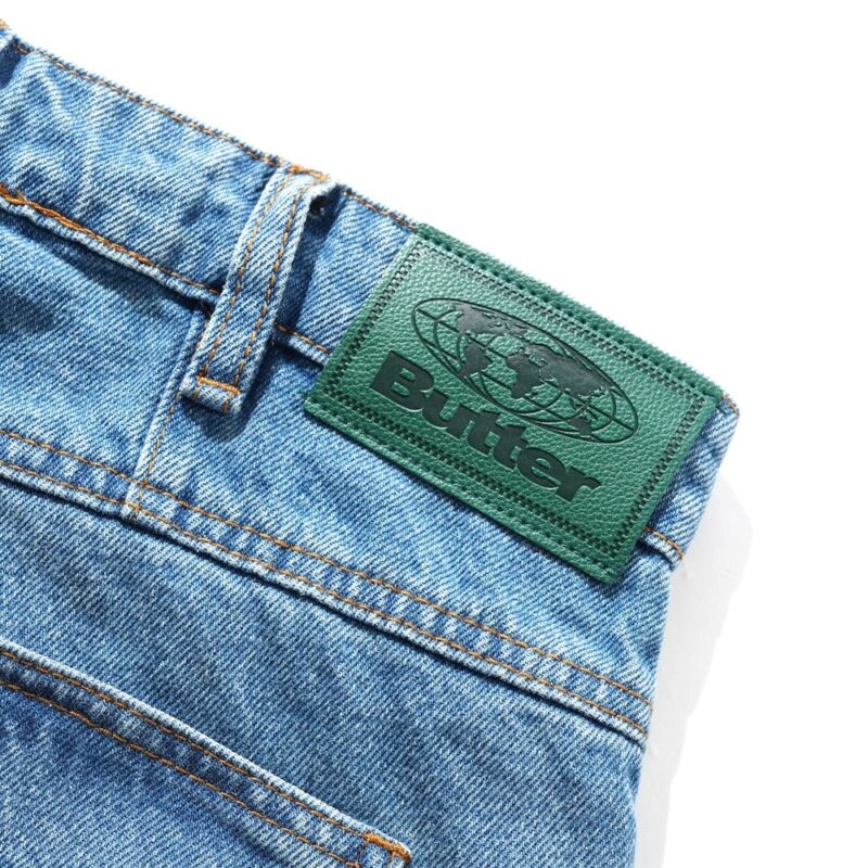 Butter Goods Wide Cut Denim Jeans Hose (Baggy) - Worn Indigo – Bild 4