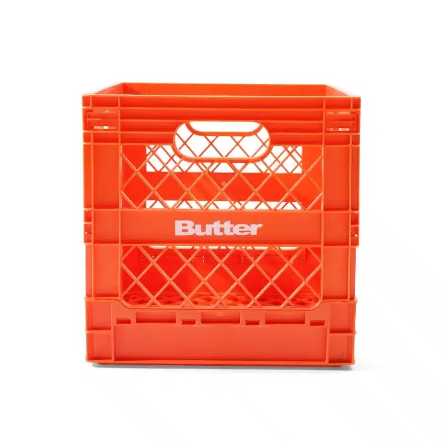 Butter Goods Collapsable Record Kiste - Orange