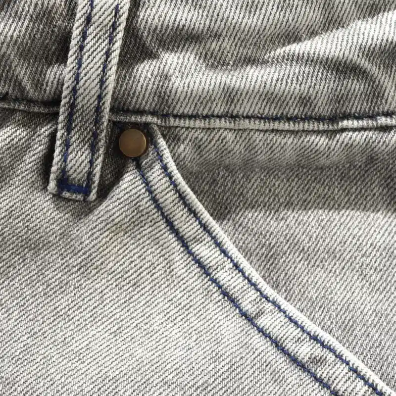 Butter Goods Encounter Denim Shorts (Baggy) - Washed Soft Grey – Bild 4
