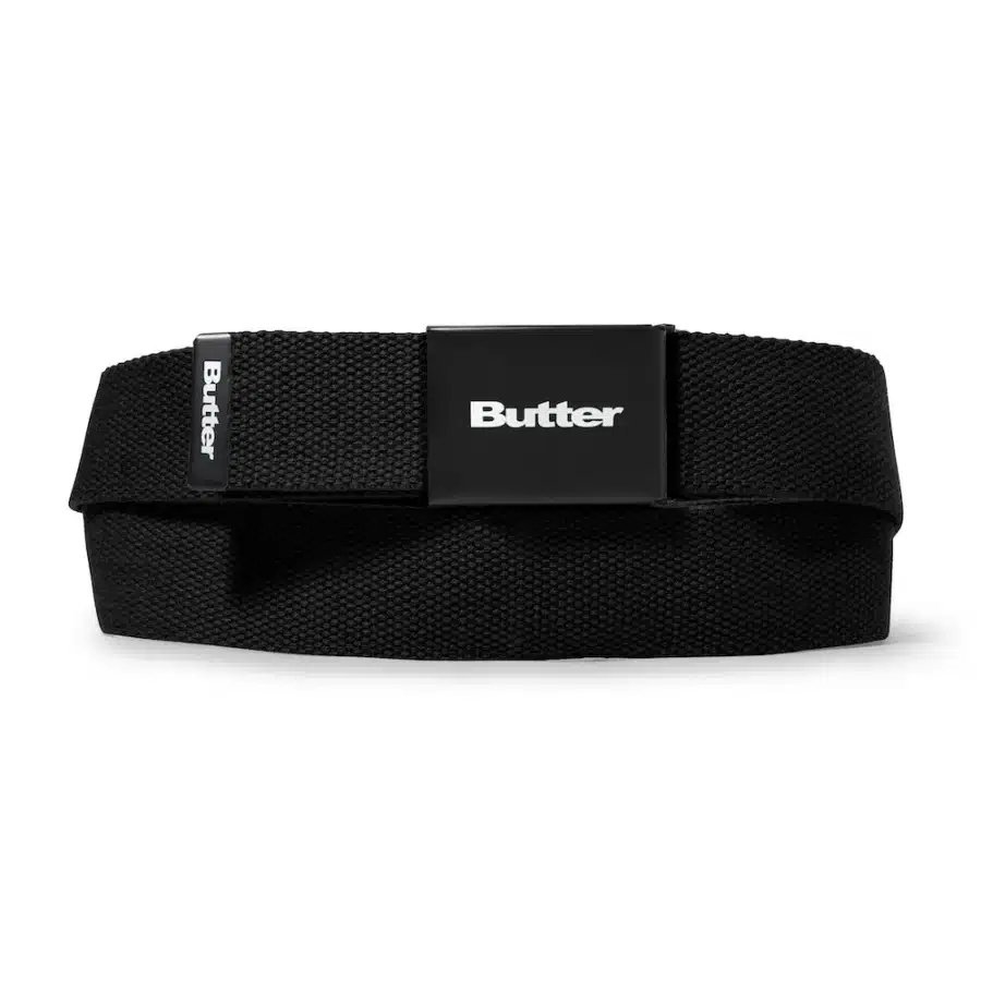 Butter Goods Logo Woven Gürtel - Black