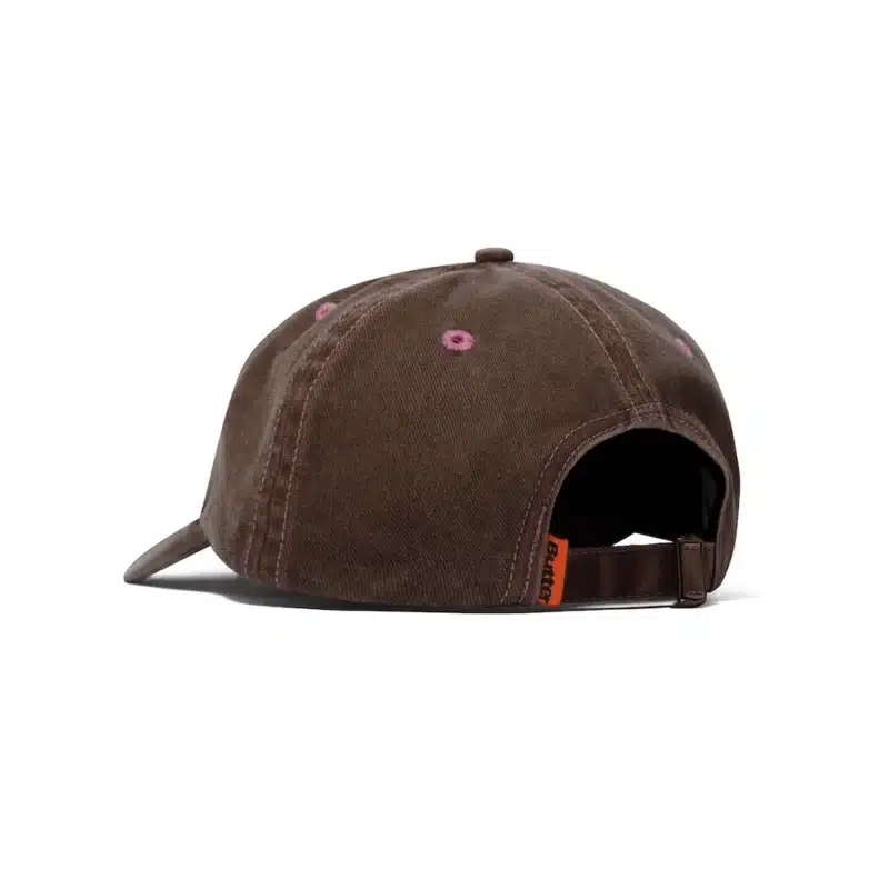 Butter Goods Rounded Logo 6 Panel Cap - Washed Brown – Bild 2