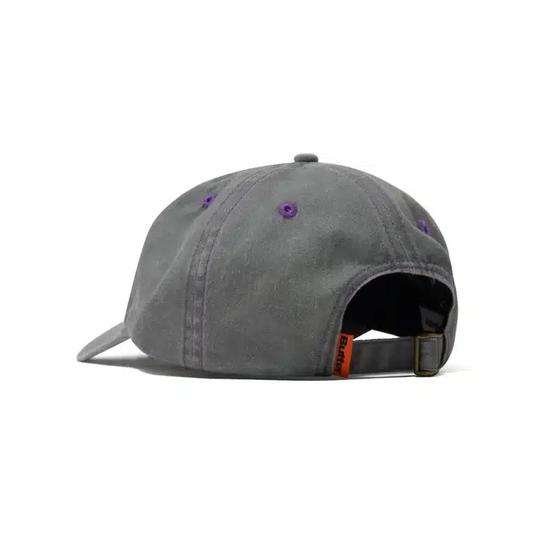Butter Goods Rounded Logo 6 Panel Cap - Washed Grey – Bild 2