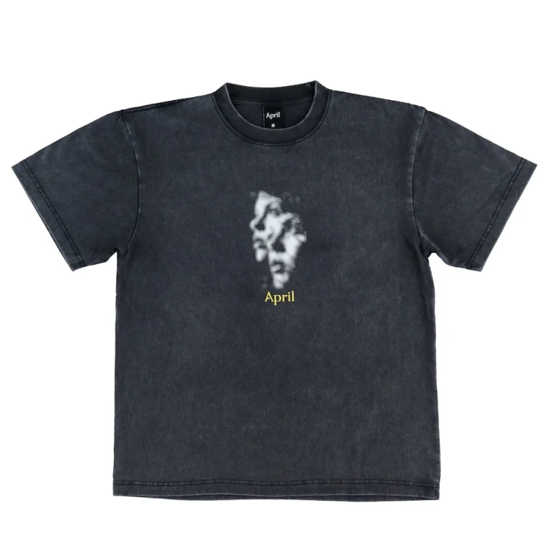 April Two Face T-Shirt - Vinatge Black