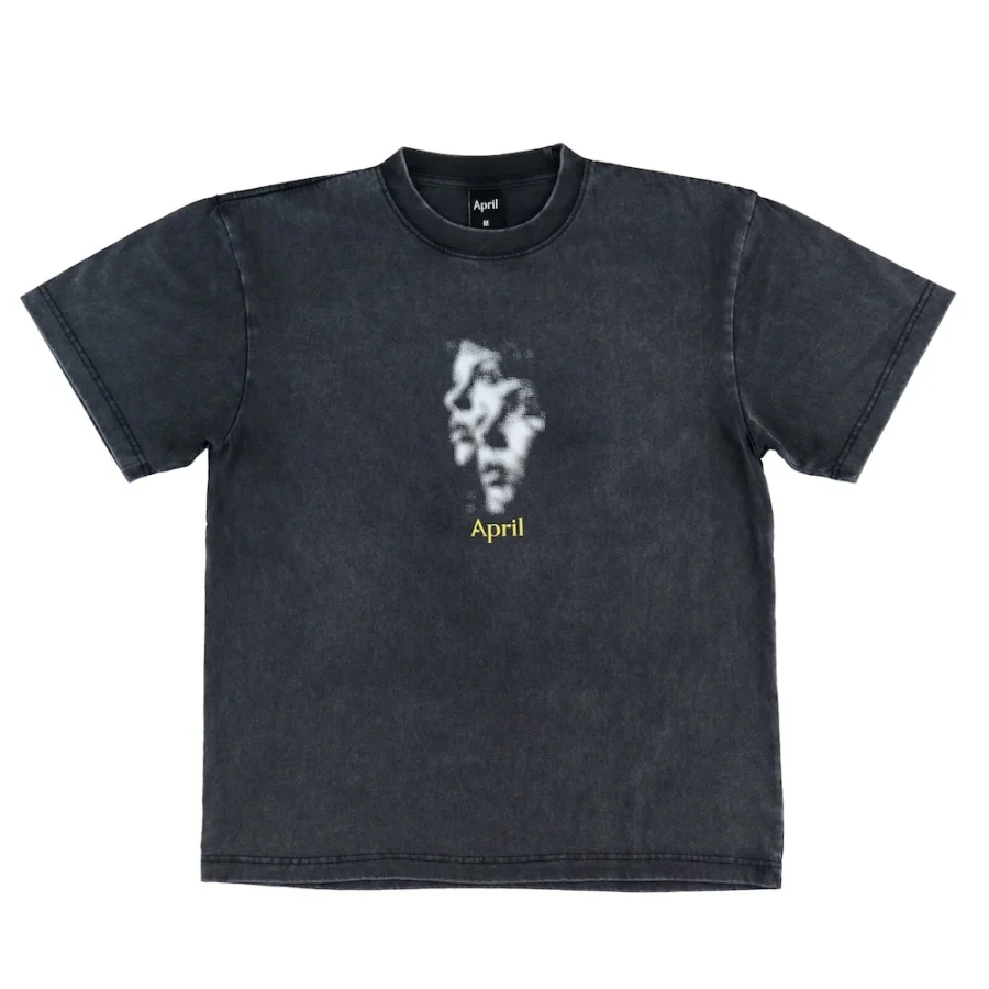 April Two Face T-Shirt - Vinatge Black
