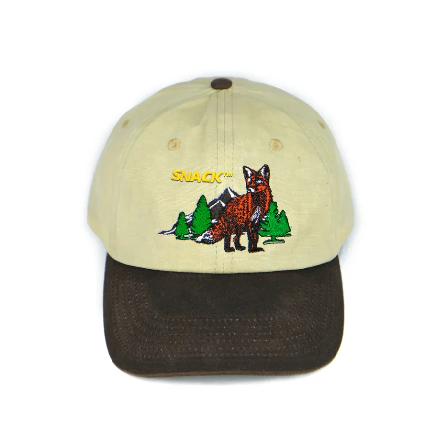 Snack Crazy Like A Fox Cap - Tan / Brown