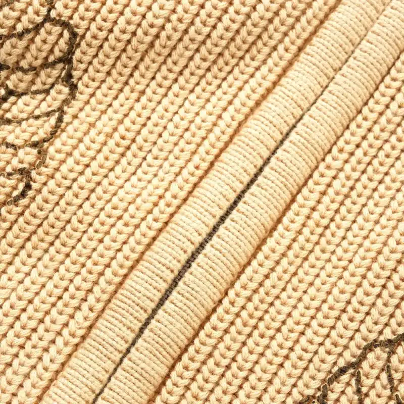 Butter Goods Dragon Zip-Thru Knit Crewneck - Sand – Bild 3