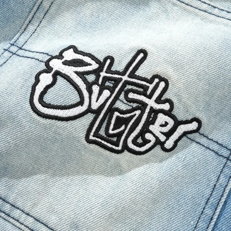 Butter Goods Scribble Denim Short - Faded Light Blue – Bild 3