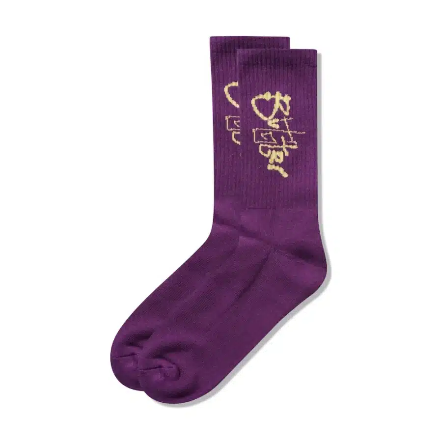Butter Goods Scribble Socken - Plum