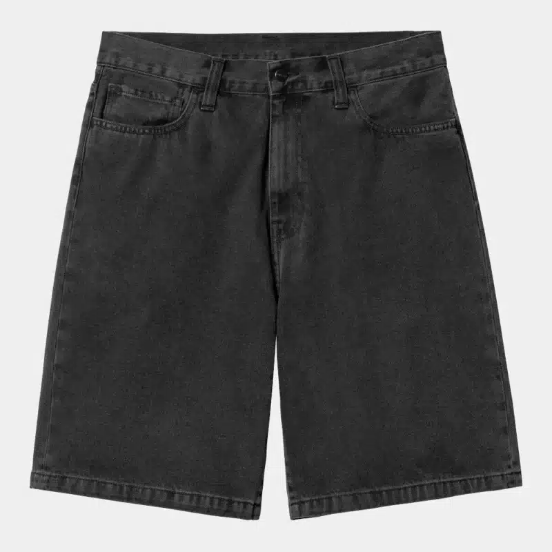 Carhartt WIP Landon Short - Black Stone Washed – Bild 2