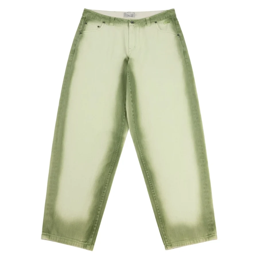 Dime Classic Baggy Denim Hose - Matcha