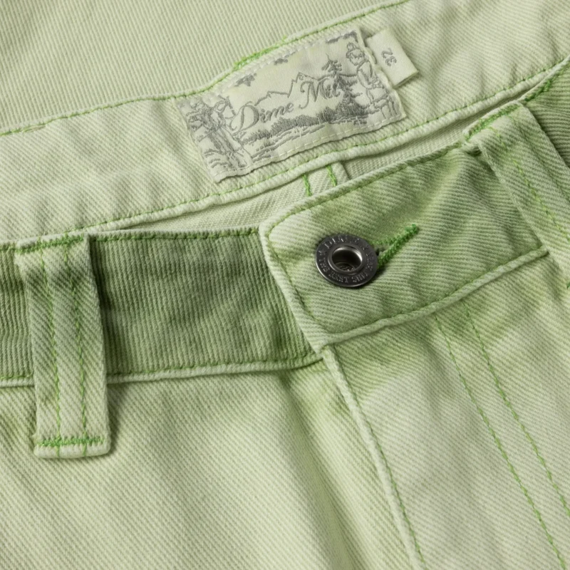 Dime Classic Baggy Denim Hose - Matcha – Bild 4