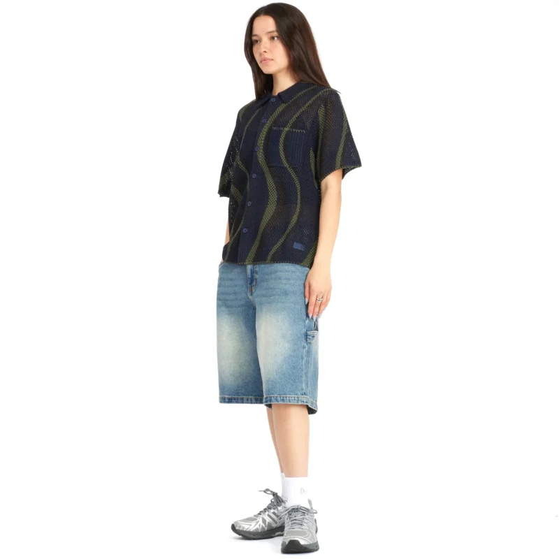 Dime Soleil Button Up Knit - Navy – Bild 5