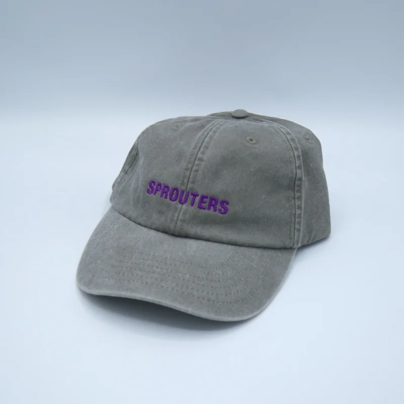 Sprouters Classic Logo Cap – Washed Grey