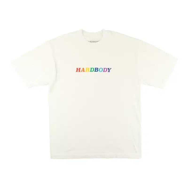 Hardbody Rainbow Logo T-Shirt - White