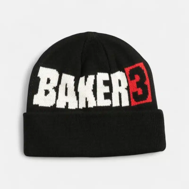 Baker 3 BLK Beanie - Black