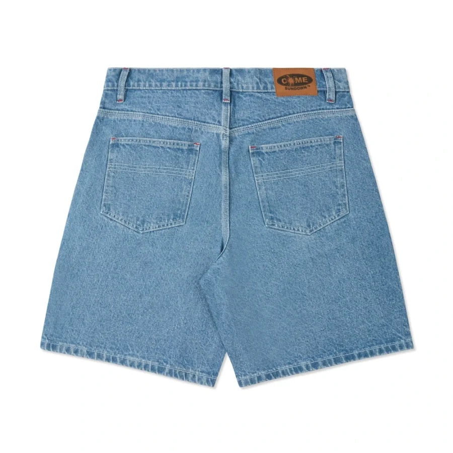 Come Sundown Headache Jean Short - Washed Blue