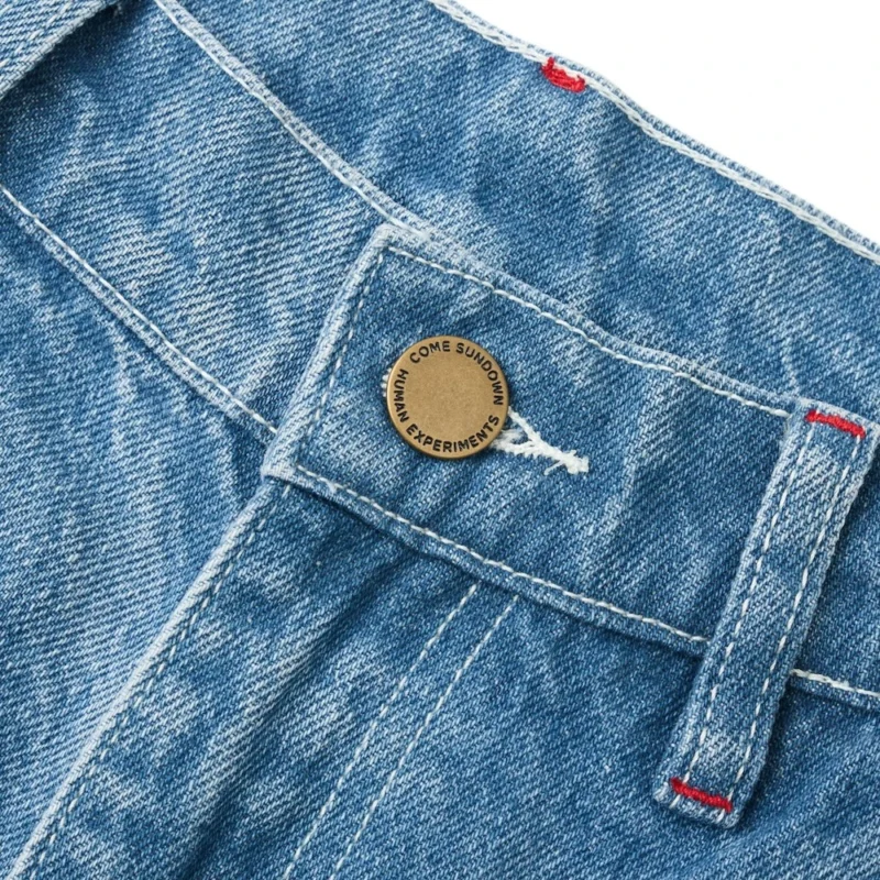 Come Sundown Headache Jean Short - Washed Blue - Image 4