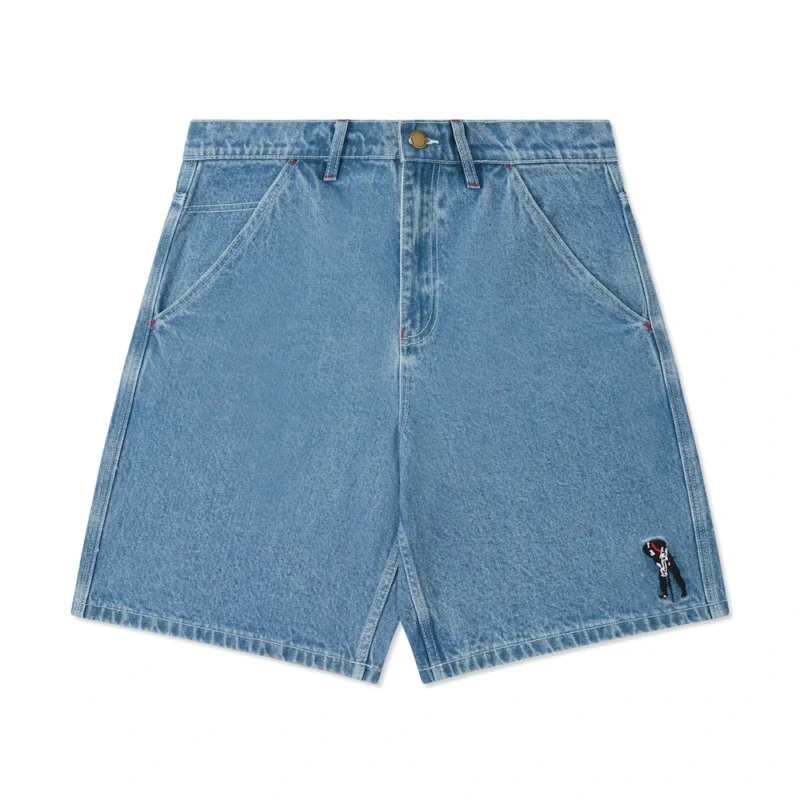 Come Sundown Headache Jean Short - Washed Blue - Image 2