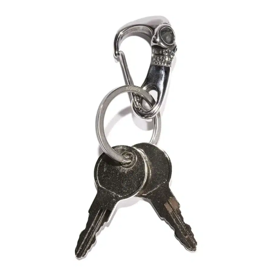 Deathwish Crypt Karabiner Schlüsselanhänger - Silber