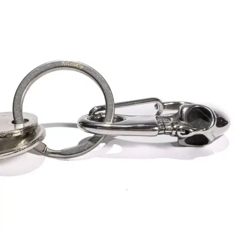 Deathwish Crypt Karabiner Schlüsselanhänger - Silber – Bild 2