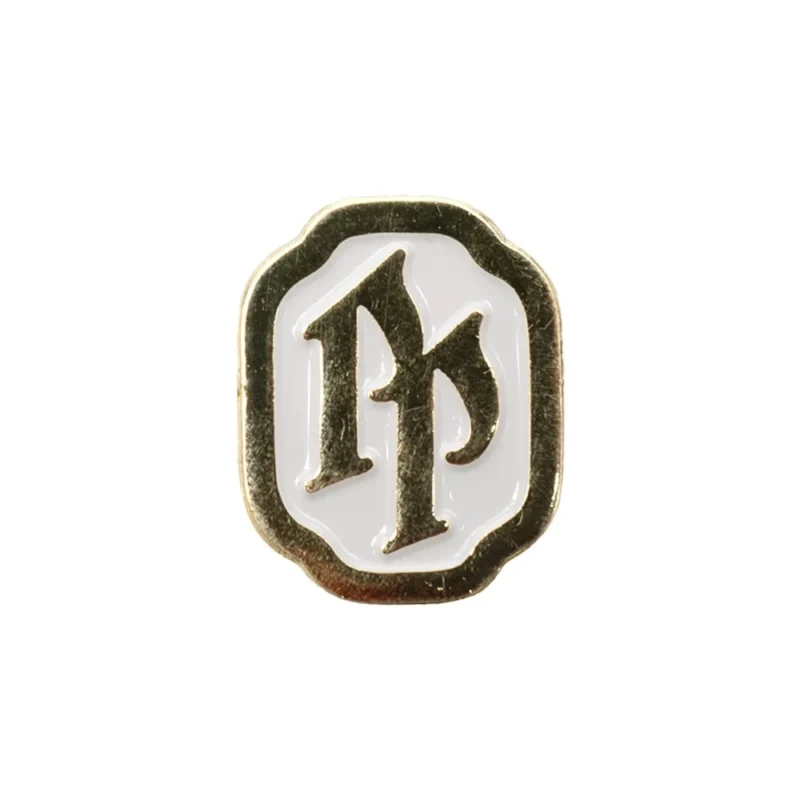 Pass Port Emblematic Pin - Gold / White