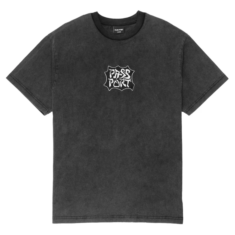 Pass Port Glyph T-Shirt - Acid Black